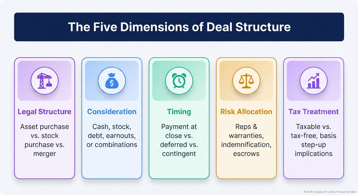 The Five Dimensions of Deal Structure - Visual Overview
