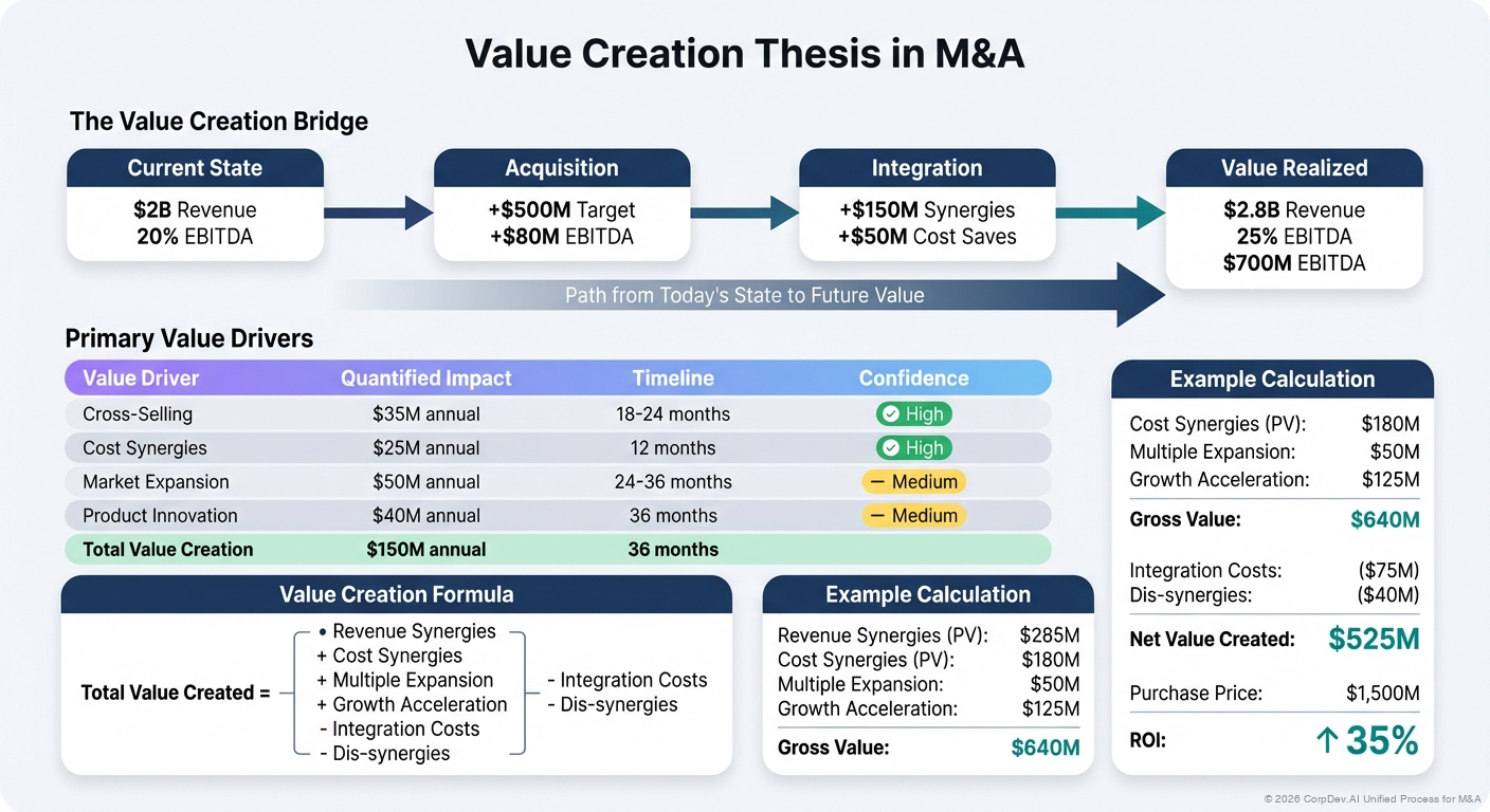 Value Creation Thesis - Visual Overview