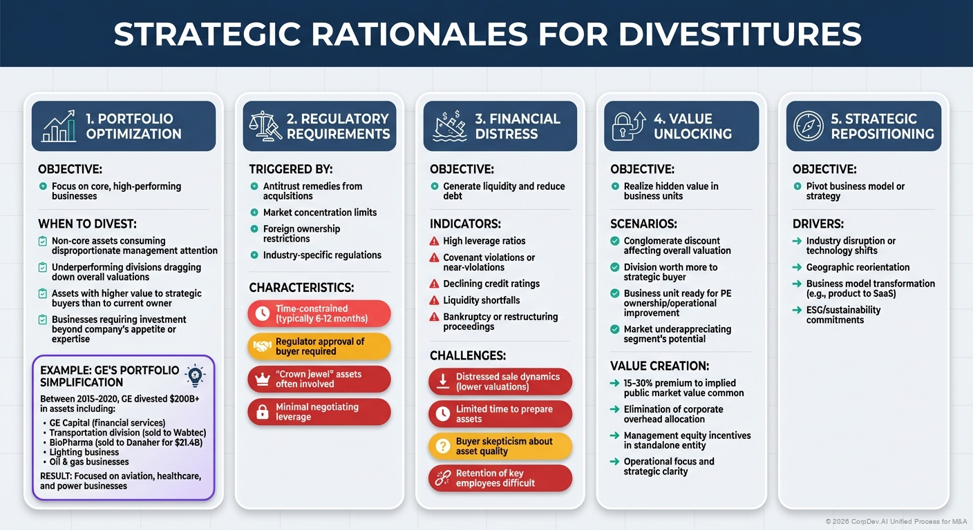 Strategic Rationales for Divestitures - Visual Overview