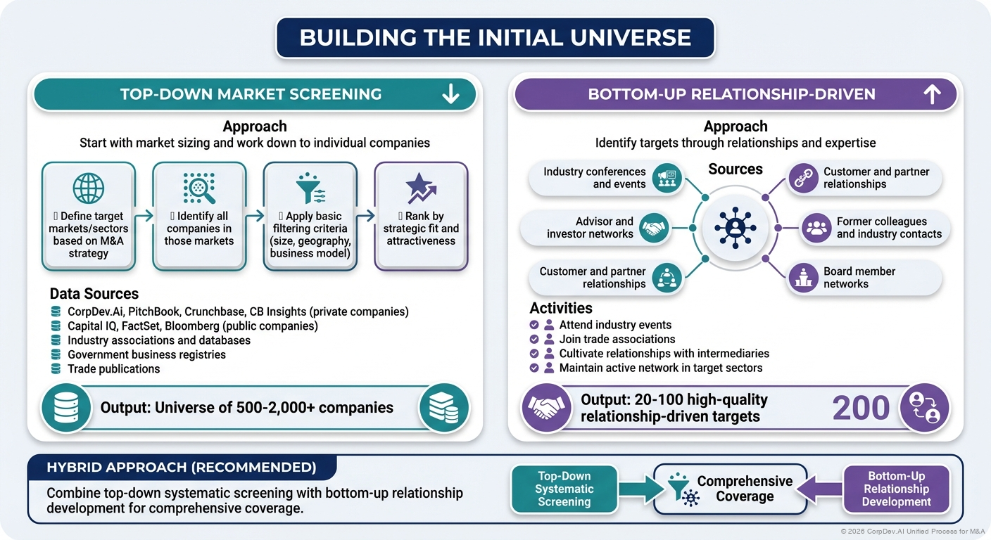 Building the Initial Universe - Visual Overview