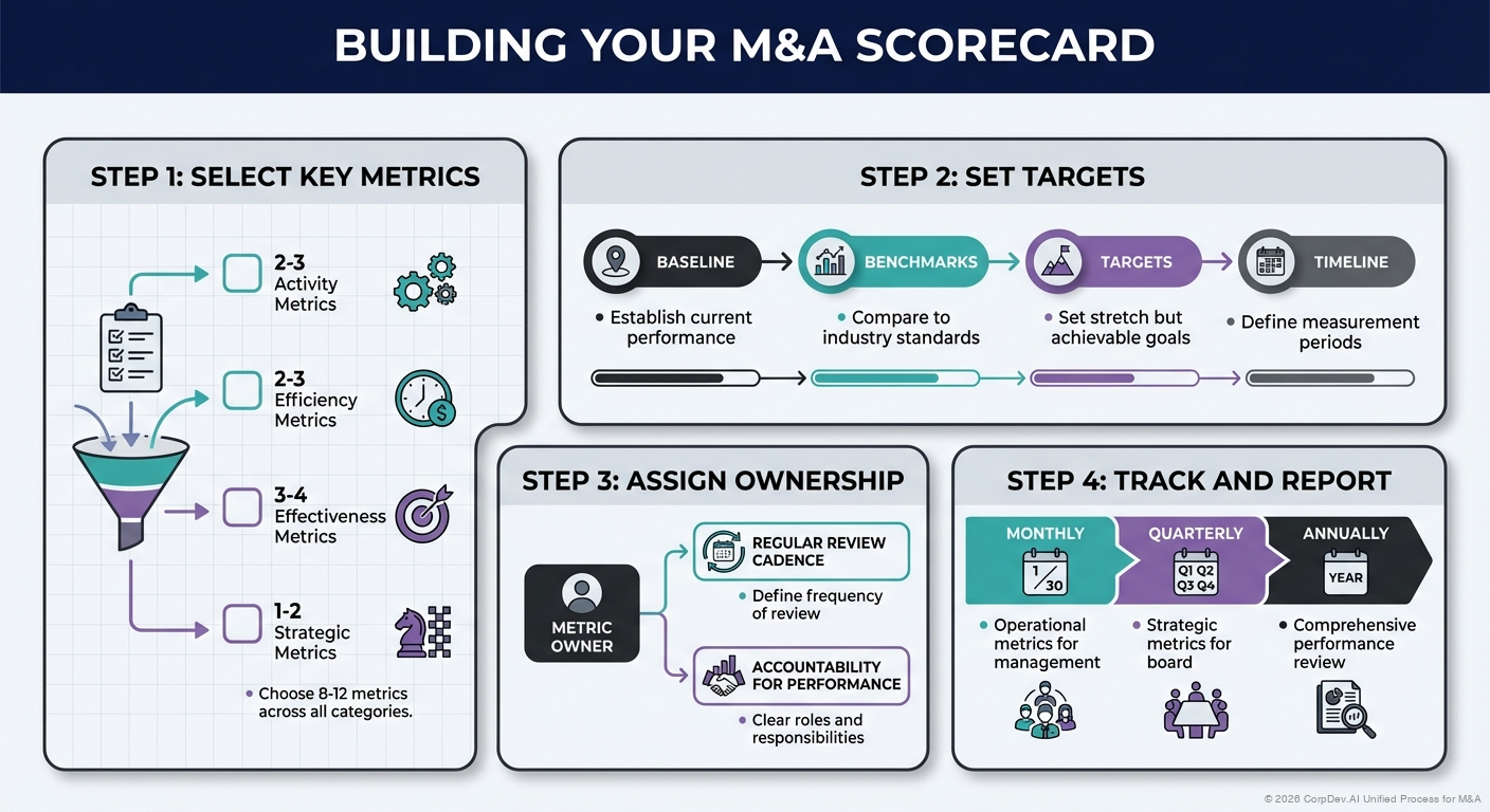 Building Your M&A Scorecard - Visual Overview