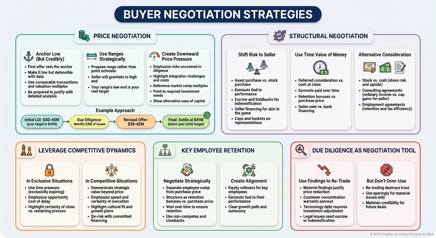 Buyer Negotiation Strategies - Visual Overview