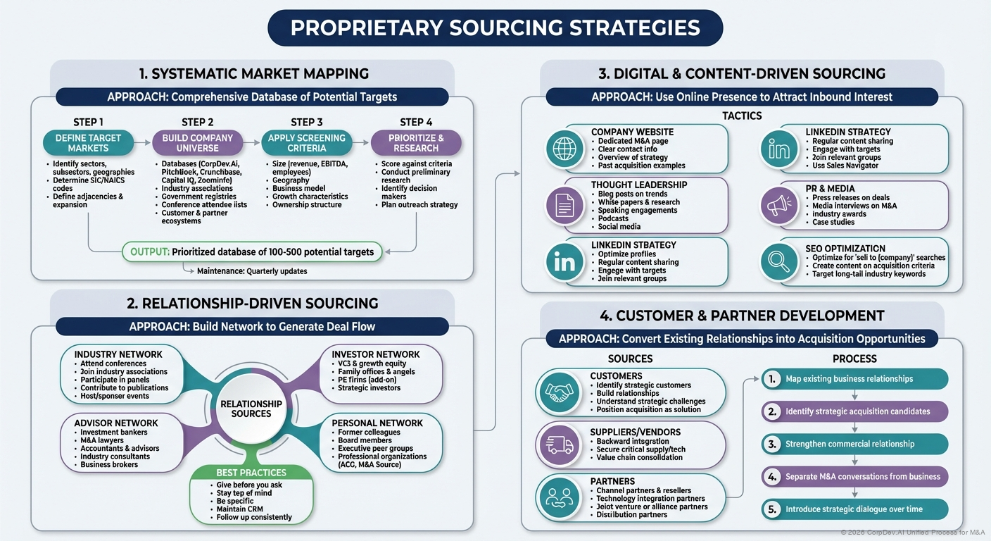 Proprietary Sourcing Strategies - Visual Overview